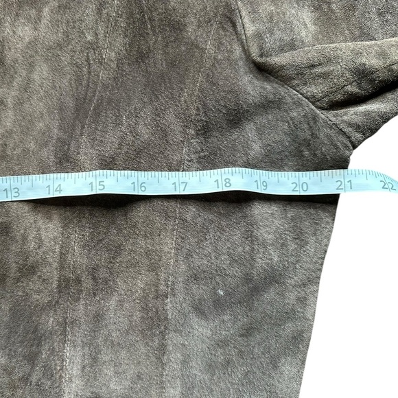 John Paul Richard Uniform 100% Leather Blazer Jacket Brown Size 14 - Picture 5 of 6